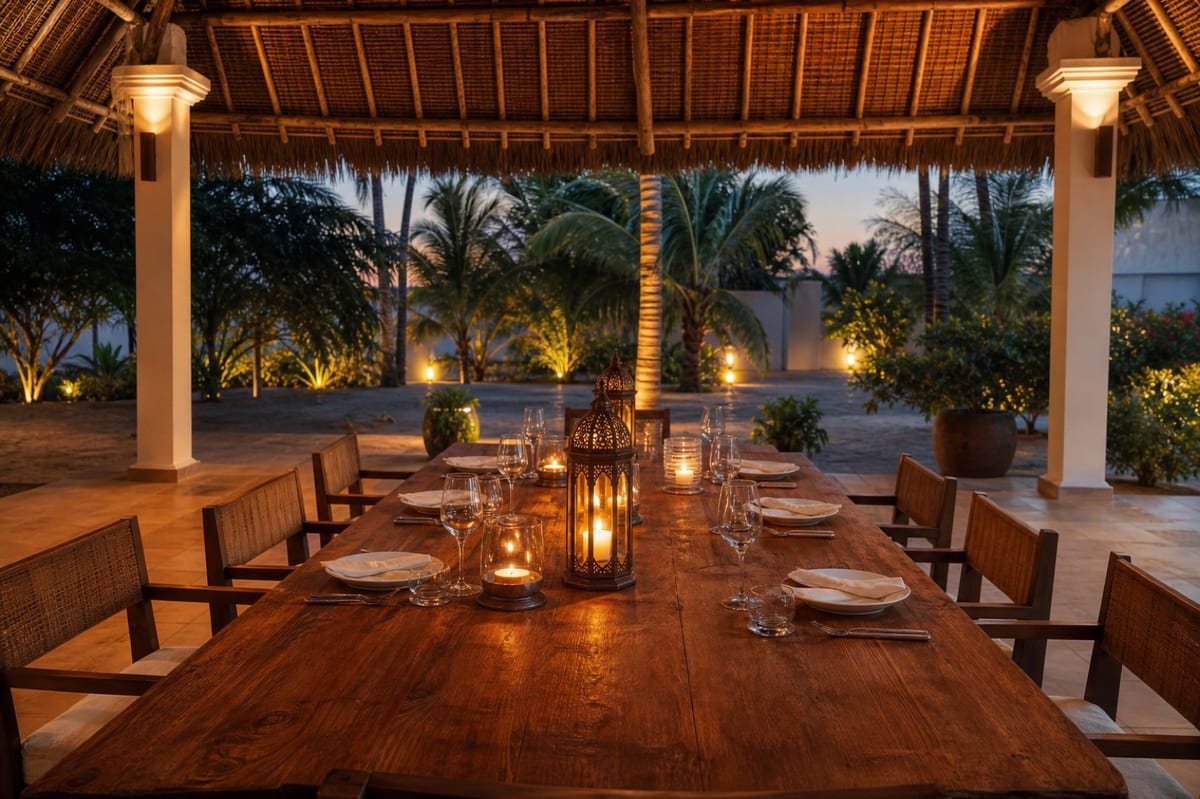 Dining pavilion